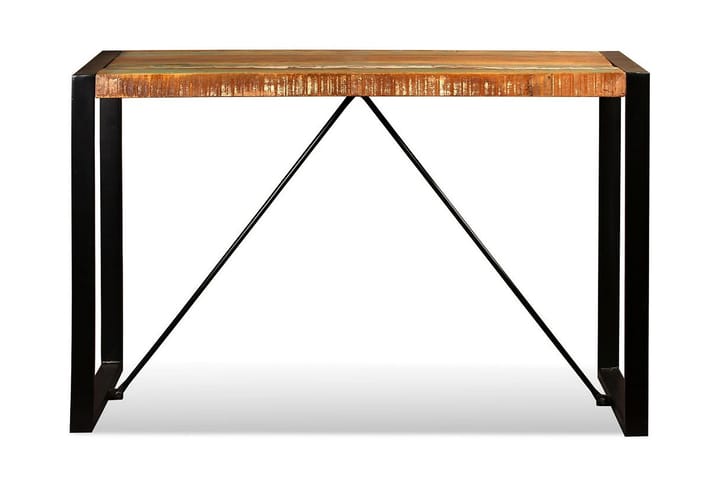 Matbord i massivt återvunnet trä 120 cm - Brun - Bord - Matbord & köksbord