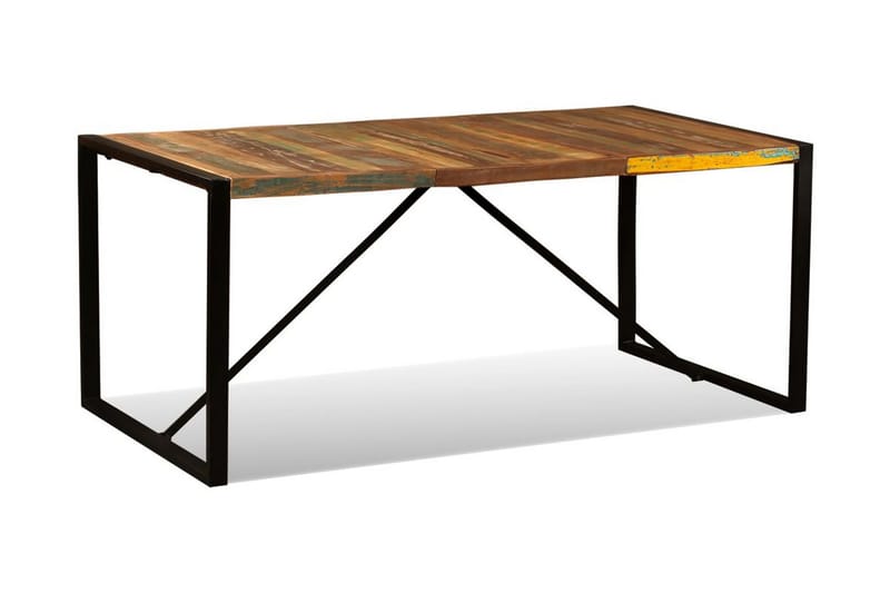 Matbord i massivt återvunnet trä 180 cm - Brun - Bord - Matbord & köksbord