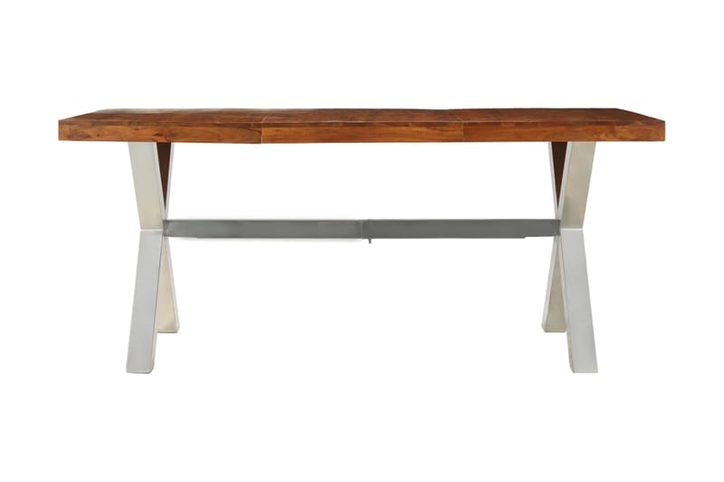 Matbord i massivt trä med shesham-ytbehandling 180x90x76 cm - Brun - Möbler - Matplats - Matbord & köksbord