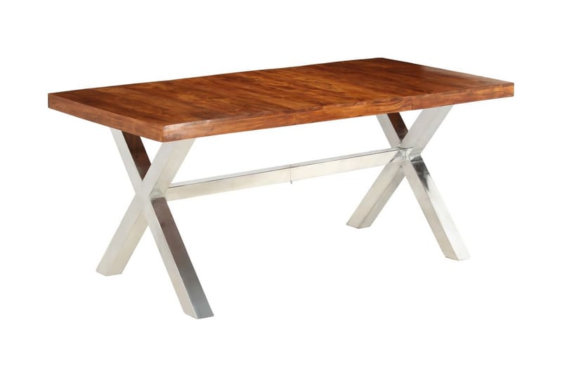 Matbord i massivt trä med shesham-ytbehandling 180x90x76 cm - Brun - Möbler - Matplats - Matbord & köksbord