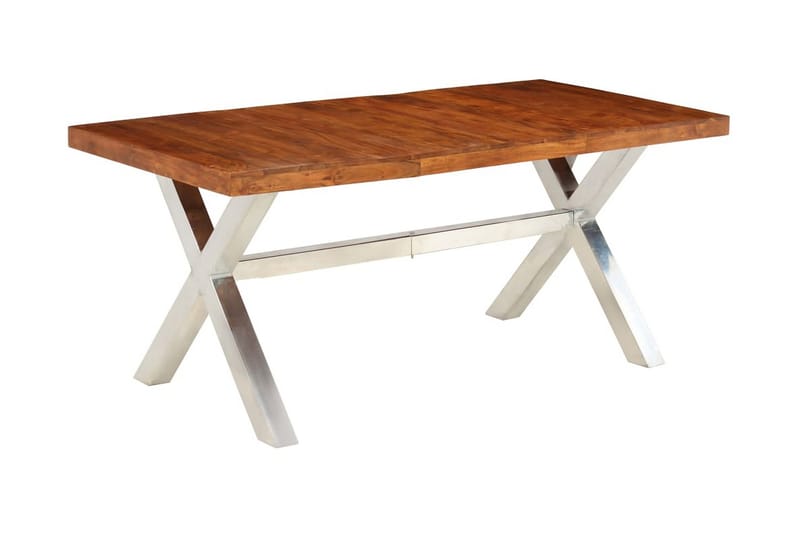 Matbord i massivt trä med shesham-ytbehandling 180x90x76 cm - Brun - Möbler - Matplats - Matbord & köksbord
