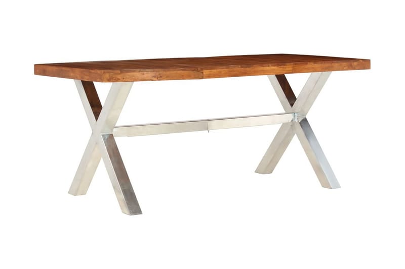 Matbord i massivt trä med shesham-ytbehandling 180x90x76 cm - Brun - Möbler - Matplats - Matbord & köksbord