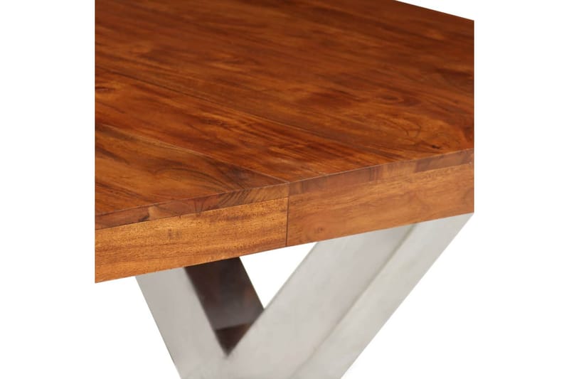 Matbord i massivt trä med shesham-ytbehandling 180x90x76 cm - Brun - Möbler - Matplats - Matbord & köksbord