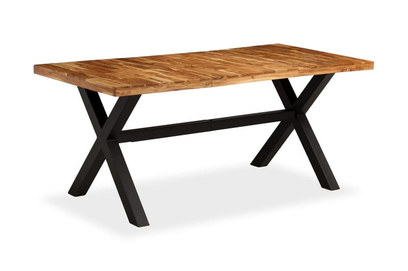 Matbord massivt akacia- och mangoträ 180x90x76 cm - Brun - Möbler - Matplats - Matbord & köksbord