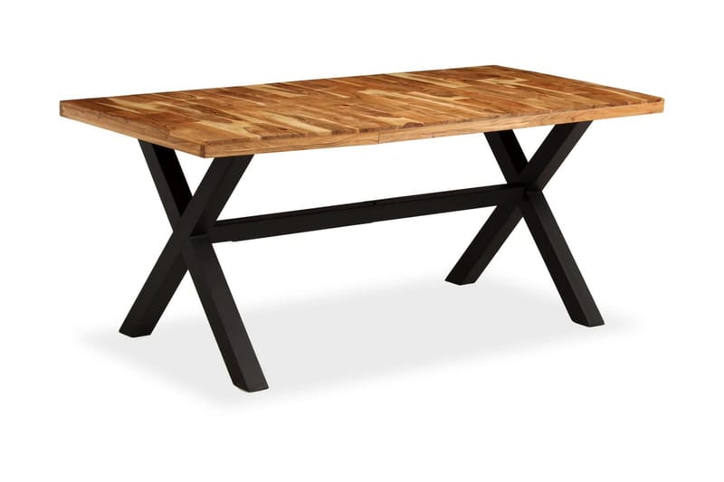Matbord massivt akacia- och mangoträ 180x90x76 cm - Brun - Möbler - Matplats - Matbord & köksbord