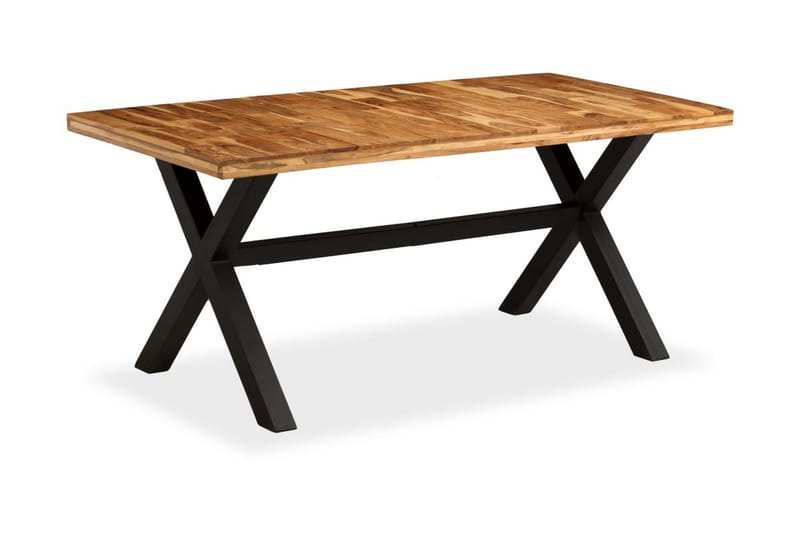 Matbord massivt akacia- och mangoträ 180x90x76 cm - Brun - Möbler - Matplats - Matbord & köksbord