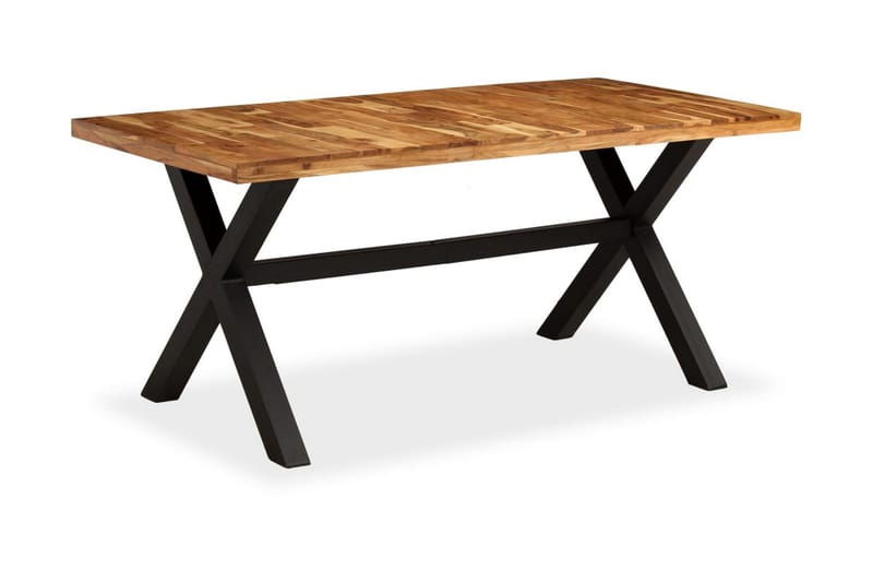 Matbord massivt akacia- och mangoträ 180x90x76 cm - Brun - Möbler - Matplats - Matbord & köksbord