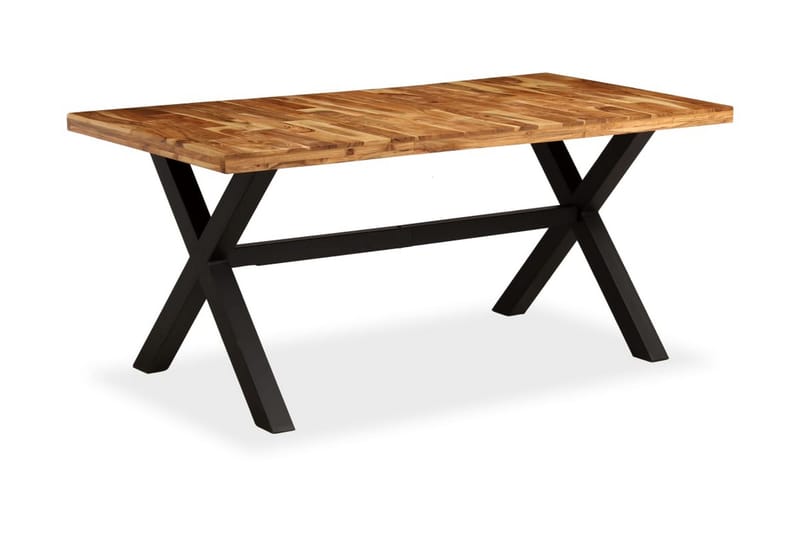 Matbord massivt akacia- och mangoträ 180x90x76 cm - Brun - Möbler - Matplats - Matbord & köksbord