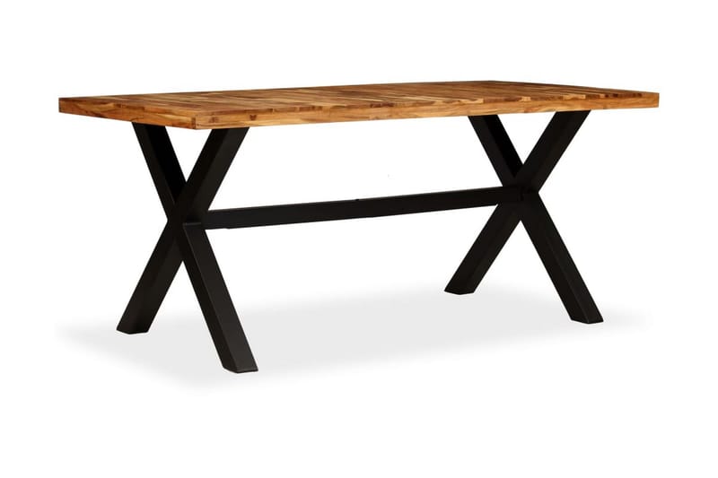 Matbord massivt akacia- och mangoträ 180x90x76 cm - Brun - Möbler - Matplats - Matbord & köksbord