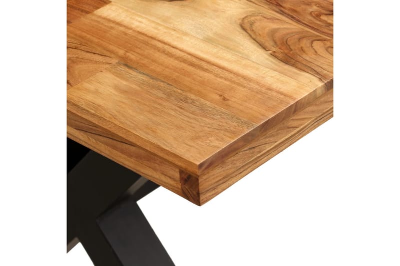 Matbord massivt akacia- och mangoträ 180x90x76 cm - Brun - Möbler - Matplats - Matbord & köksbord