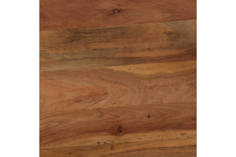 Matbord massivt akaciaträ och stål 120x60x76 cm - Brun - Möbler - Matplats - Matbord & köksbord
