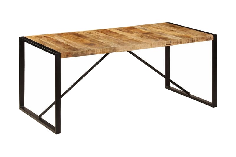 Matbord massivt grovt mangoträ 180 cm - Brun - Möbler - Matplats - Matbord & köksbord