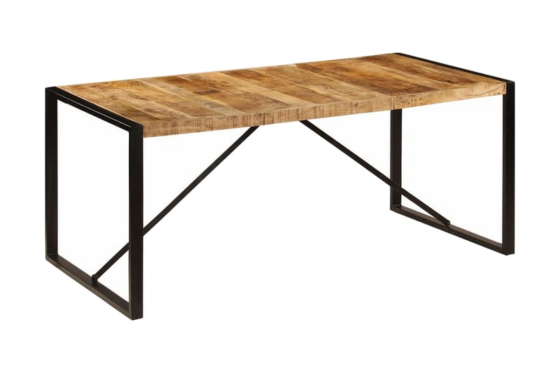 Matbord massivt grovt mangoträ 180 cm - Brun - Möbler - Matplats - Matbord & köksbord