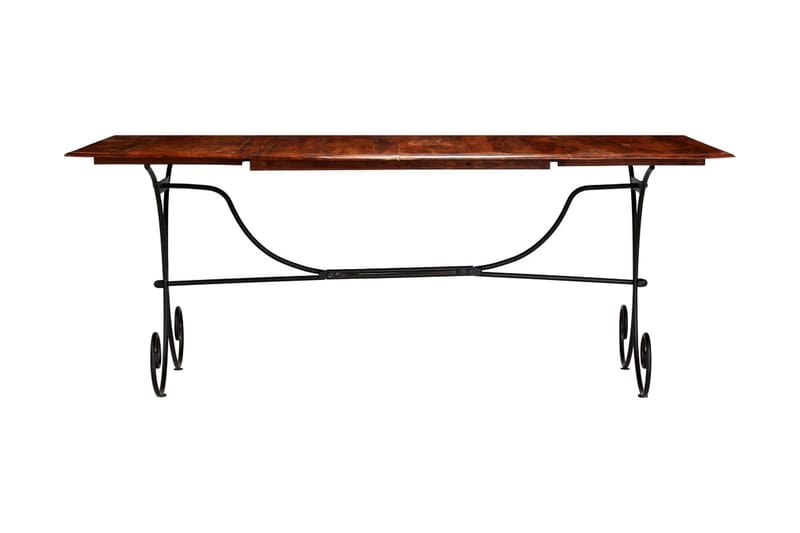 Matbord massivt trä med shesham-ytbehandling 200x100x76 cm - Brun - Möbler - Matplats - Matbord & köksbord