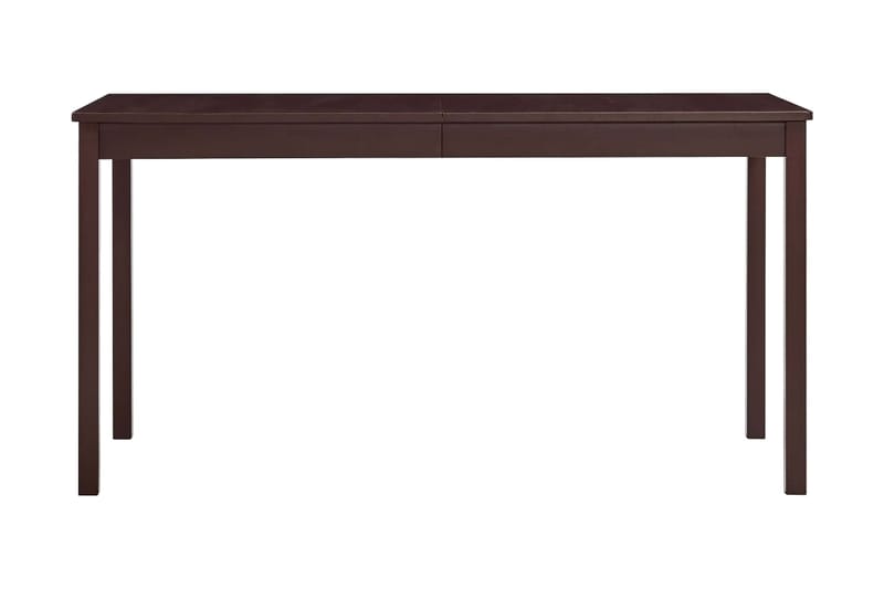 Matbord mörkbrun 140x70x73 cm furu - Brun - Bord - Matbord & köksbord