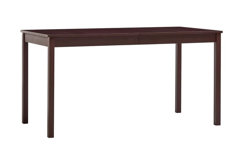 Matbord mörkbrun 140x70x73 cm furu - Brun - Möbler - Matplats - Matbord & köksbord