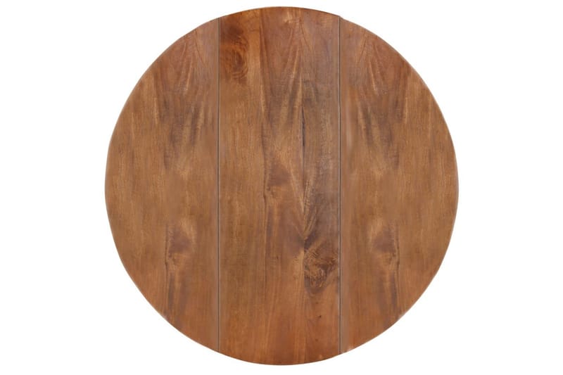 Matbord rund 110x76 cm massivt mangoträ - Brun - Bord - Matbord & köksbord