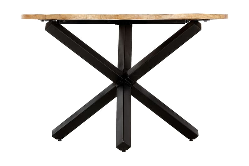 Matbord rund 120x76 cm massivt mangoträ - Brun - Möbler - Matplats - Matbord & köksbord