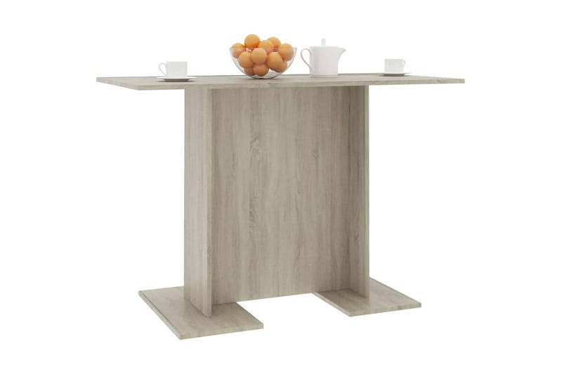 Matbord sonoma-ek 110x60x75 cm spånskiva - Brun - Möbler - Matplats - Matbord & köksbord