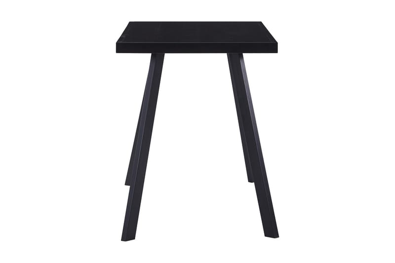 Matbord svart 120x60x75 cm härdat glas - Svart - Bord - Matbord & köksbord