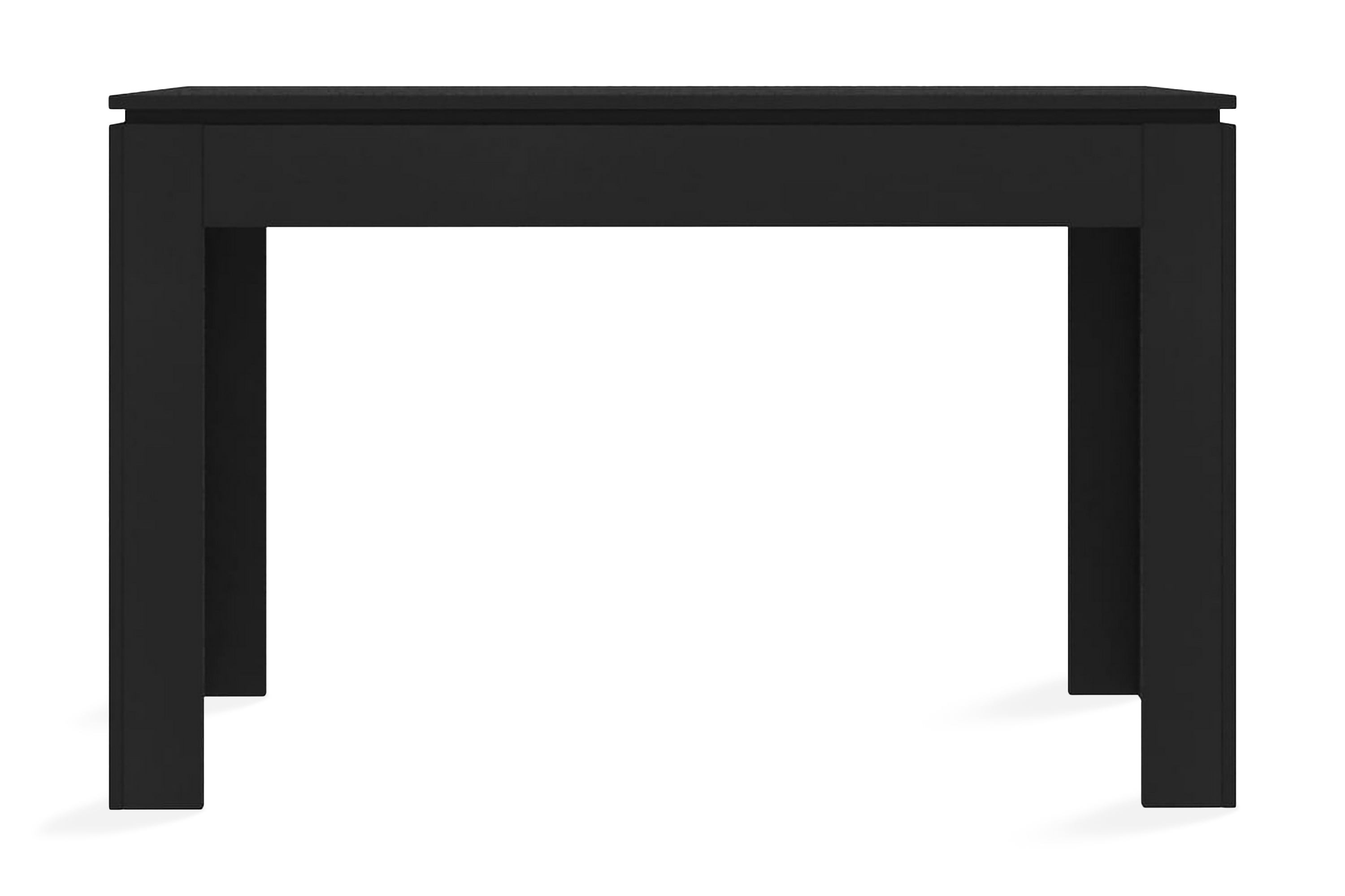 Matbord svart 120x60x76 cm spånskiva – Svart