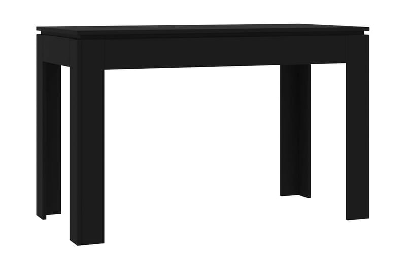 Matbord svart 120x60x76 cm spånskiva - Svart - Bord - Matbord & köksbord
