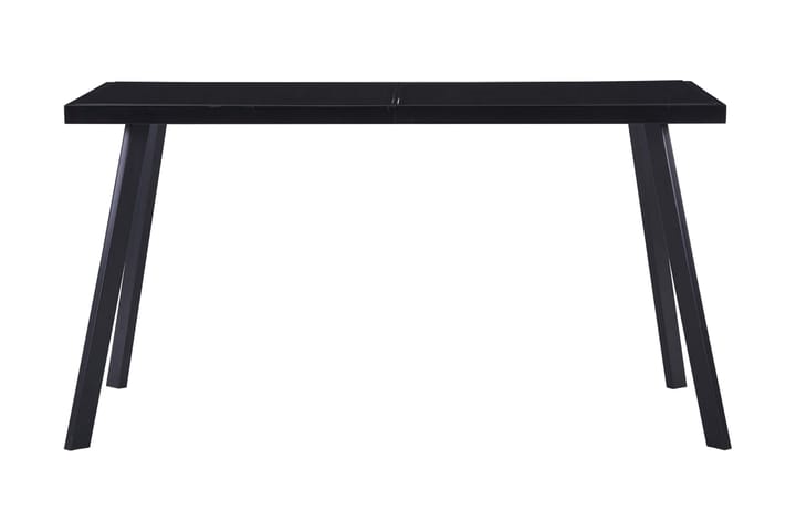 Matbord svart 140x70x75 cm härdat glas - Bord - Matbord & köksbord