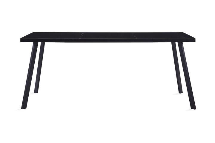 Matbord svart 160x80x75 cm härdat glas - Bord - Matbord & köksbord