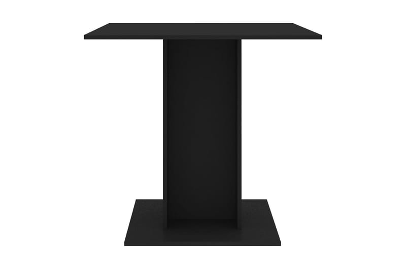 Matbord svart 80x80x75 cm spånskiva - Svart - Möbler - Matplats - Matbord & köksbord