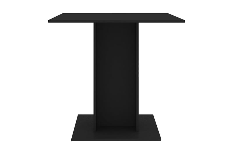 Matbord svart 80x80x75 cm spånskiva - Svart - Bord - Matbord & köksbord