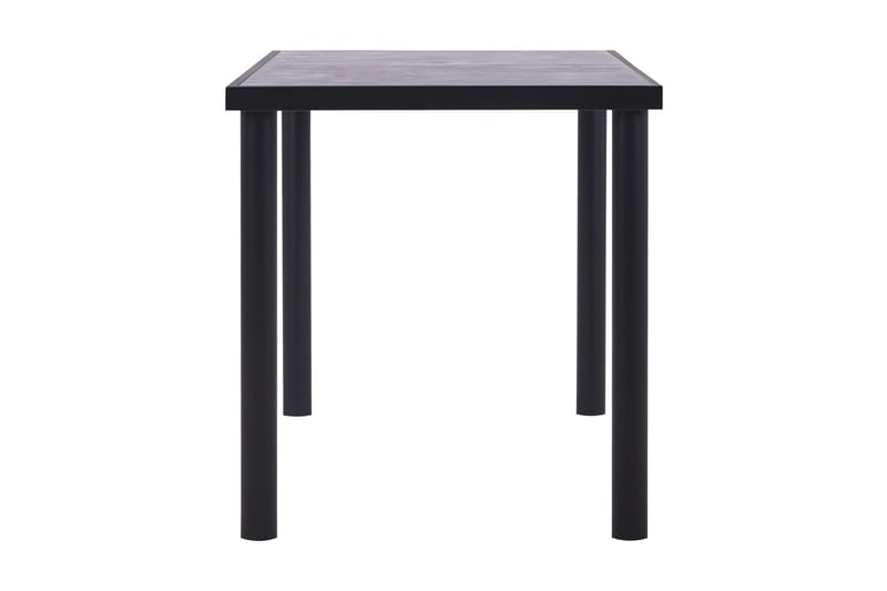 Matbord svart och betonggrå 140x70x75 cm MDF - Svart - Bord - Matbord & köksbord