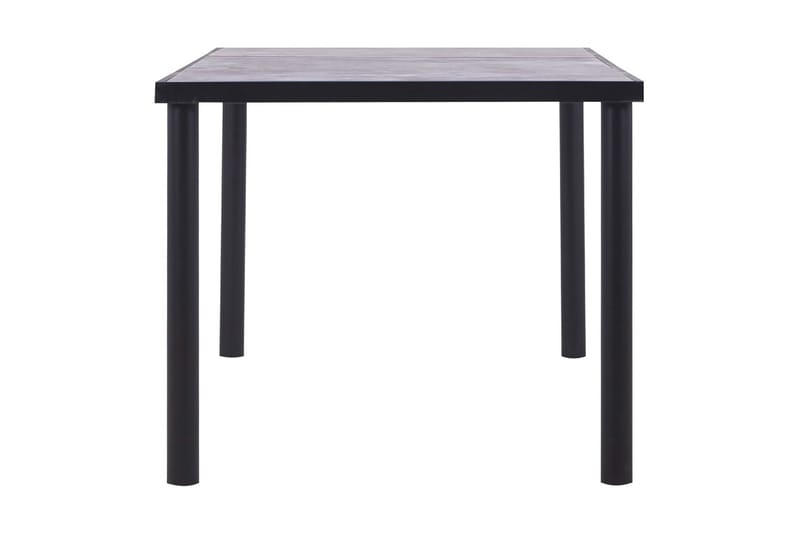 Matbord svart och betonggrå 180x90x75 cm MDF - Svart - Möbler - Matplats - Matbord & köksbord