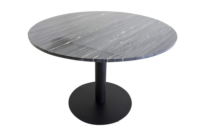 Matbord Venture Home Admira Matbord 106 cm Runt Marmor Black