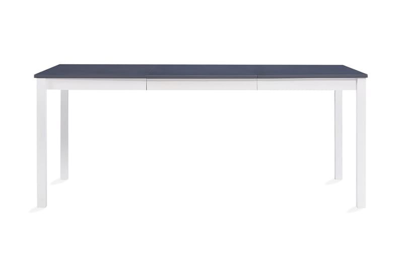 Matbord vit och grå 180x90x73 cm furu - Grå - Möbler - Matplats - Matbord & köksbord