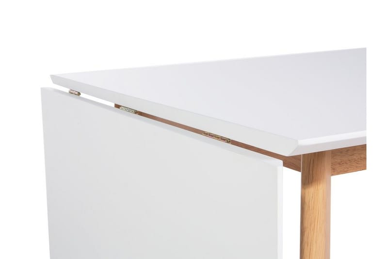 Medio Utdragbart Rektangulärt Matbord 120–155 cm i Trä - Vit - Möbler - Matplats - Matbord & köksbord