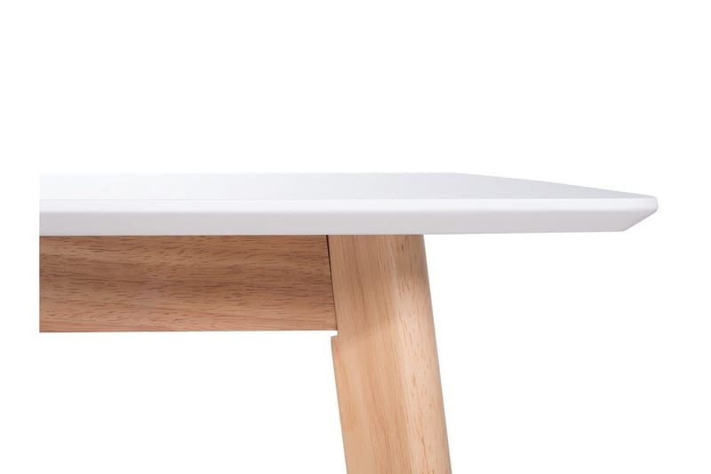 Medio Utdragbart Rektangulärt Matbord 120–155 cm i Trä - Vit - Möbler - Matplats - Matbord & köksbord