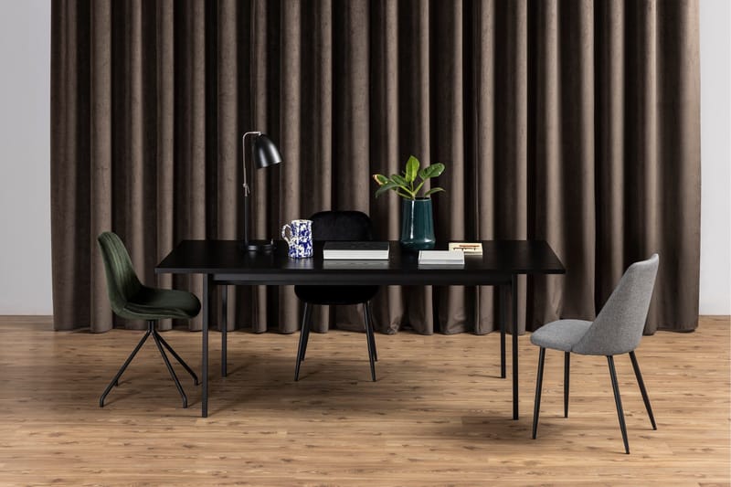 Mehoopany Matbord 200x90 cm - Svart - Möbler - Matplats - Matbord & köksbord