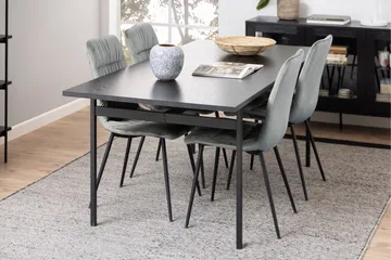 Mehoopany Matbord 200x90 cm - Svart - Möbler - Matplats - Matbord & köksbord