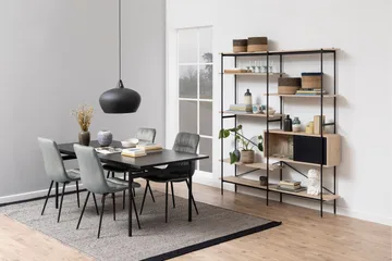 Mehoopany Matbord 200x90 cm - Svart - Möbler - Matplats - Matbord & köksbord