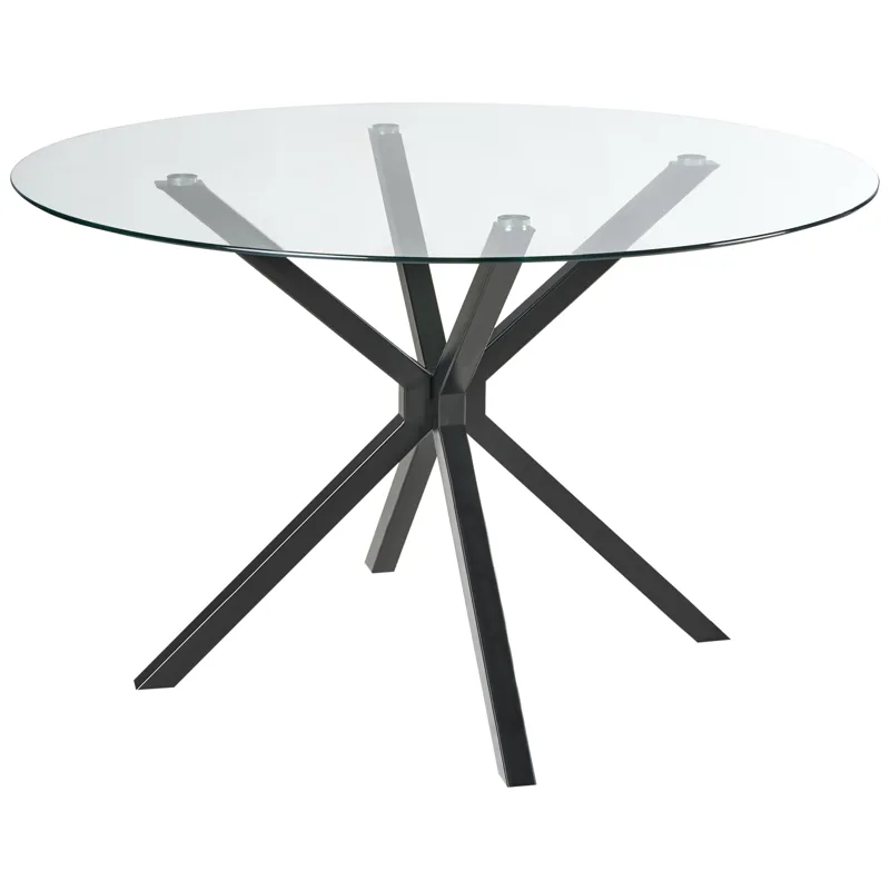 Matbord Meston 120 cm, Svart