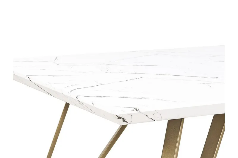 Molden Matbord 150 cm - Vit/Guld - Möbler - Matplats - Matbord & köksbord