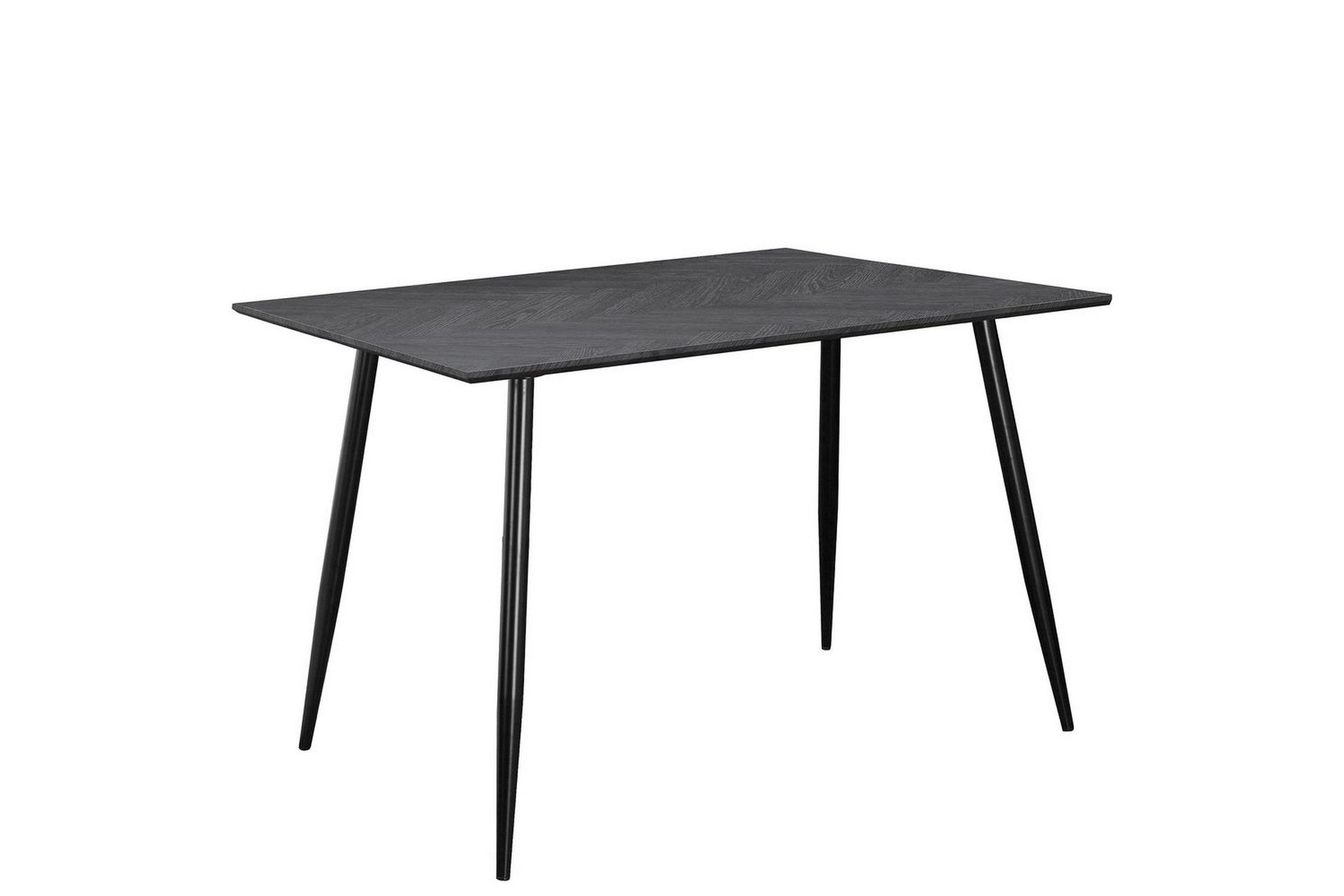 matbord monza 120x80x76 cm, fiskben greyeik/svart - 120x80x76 cm, fiskben greyeik/svart