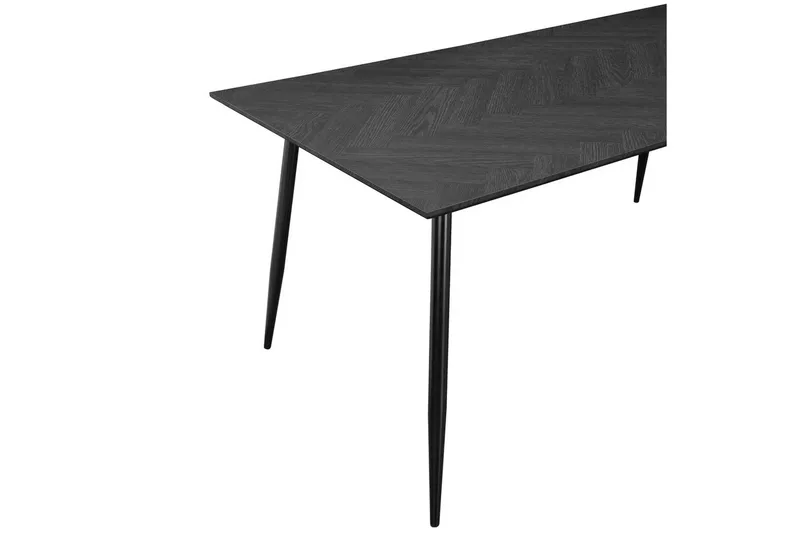 Matbord Monza 120x80x76 cm, Fiskben Greyeik/Svart - 120x80x76 cm, Fiskben Greyeik/Svart - Möbler - Matplats - Matbord & köksbord