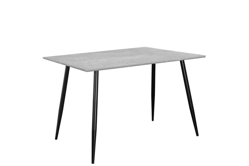 Matbord Monza 120x80x76 cm, Sten/Svart - 120x80x76 cm, Sten/Svart - Möbler - Matplats - Matbord & köksbord