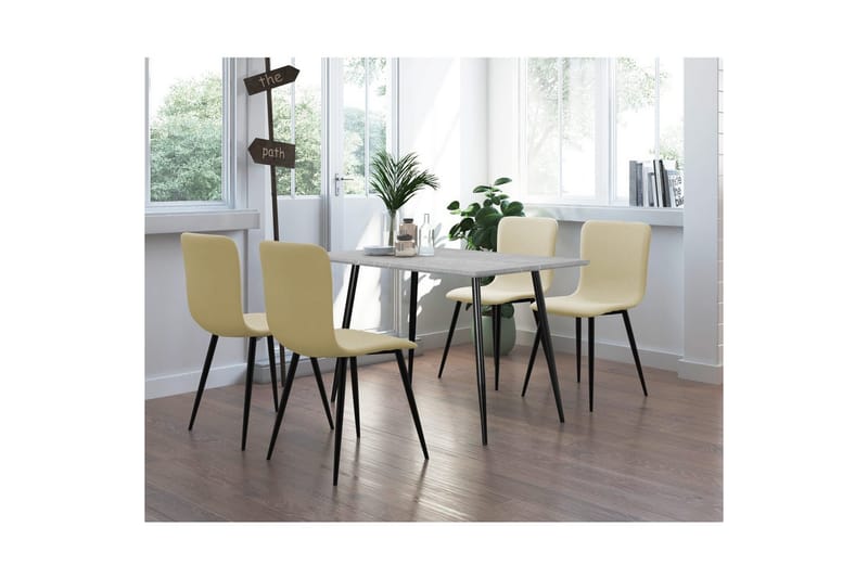 Matbord Monza 120x80x76 cm, Sten/Svart - 120x80x76 cm, Sten/Svart - Möbler - Matplats - Matbord & köksbord