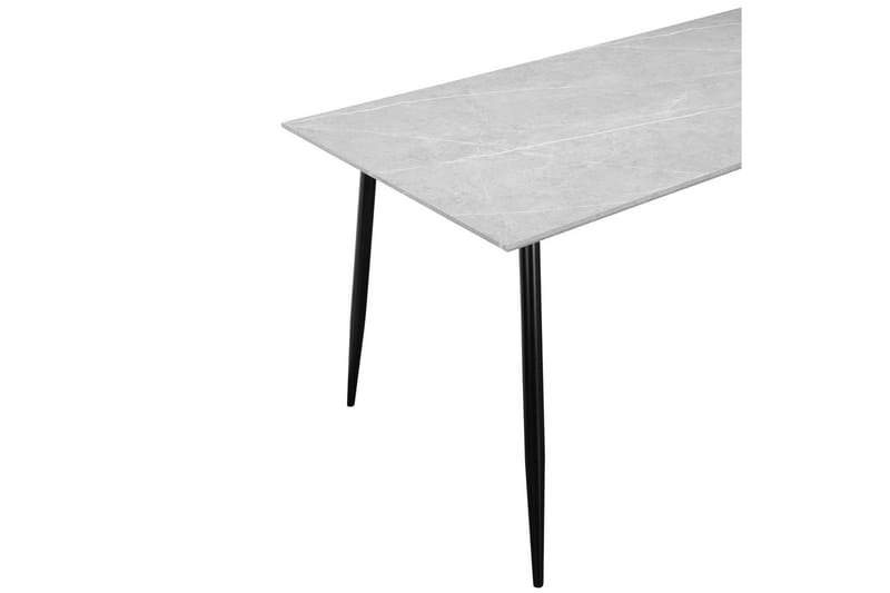 Matbord Monza 120x80x76 cm, Sten/Svart - 120x80x76 cm, Sten/Svart - Möbler - Matplats - Matbord & köksbord