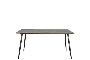 Matbord Monza 160x90x76 cm, Fiskben Viteik/Svart - 160x90x76 cm, Fiskben Viteik/Svart - Möbler - Matplats - Matbord & köksbord