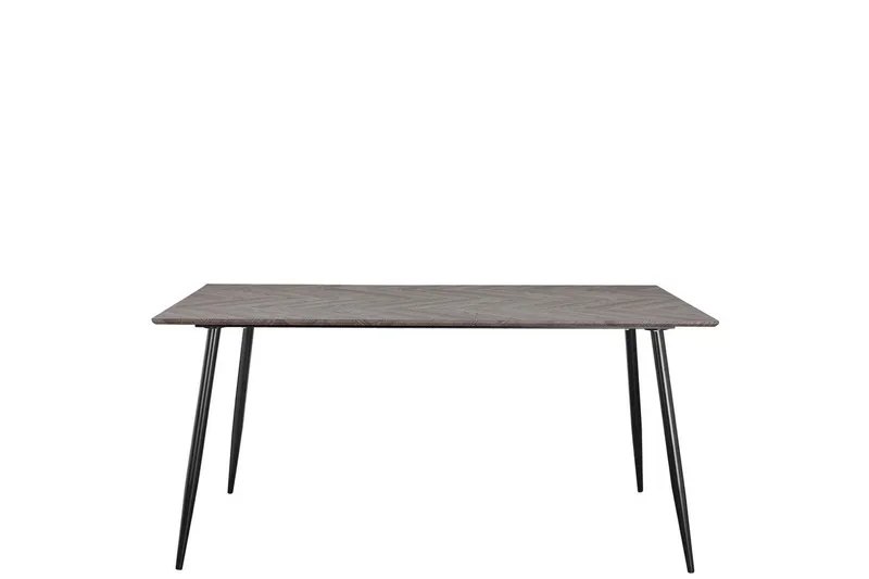 Matbord Monza 160x90x76 cm, Fiskben Viteik/Svart - 160x90x76 cm, Fiskben Viteik/Svart - Möbler - Matplats - Matbord & köksbord