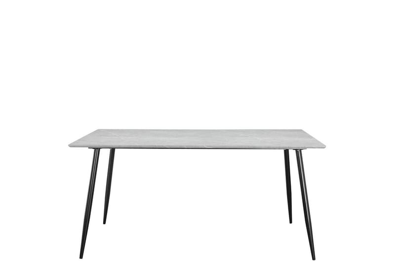 Matbord Monza 160x90x76 cm, Sten/Svart - 160x90x76 cm, Sten/Svart - Möbler - Matplats - Matbord & köksbord