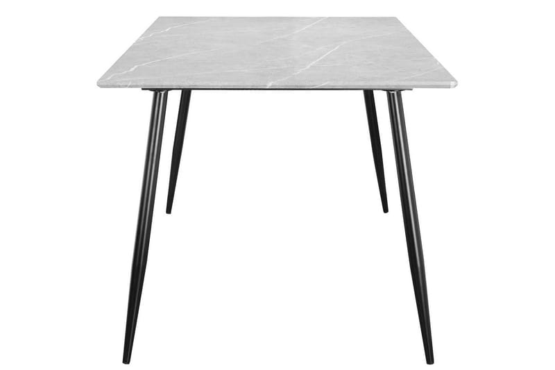 Matbord Monza 160x90x76 cm, Sten/Svart - 160x90x76 cm, Sten/Svart - Möbler - Matplats - Matbord & köksbord